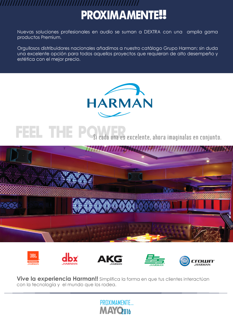 nueva linea de productos Harman 