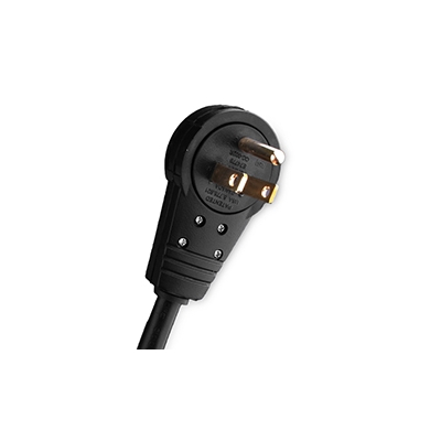 WattBox  360° Rotating Male Power Extension Cord w/ 3-Prong Extension 10FT (pieza)Negro