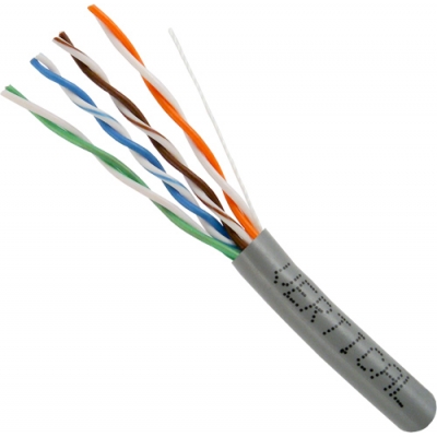 Vertical Cable UTP CAT 5e a 350 MHZ FORRO GRIS CMR (pieza)