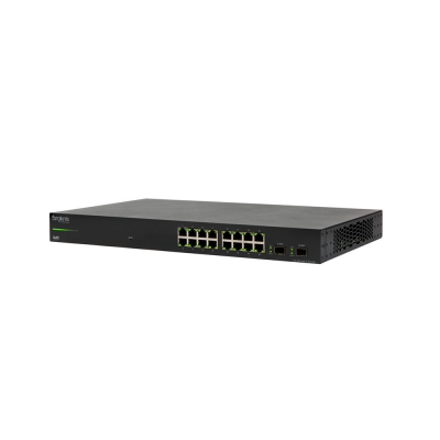 Araknis Networks Switch AN-210-SW-F-16-POE 210 Series Websmart Gigabit Switch with Partial PoE+ 16 + 2 Front Ports Negro (pieza)
