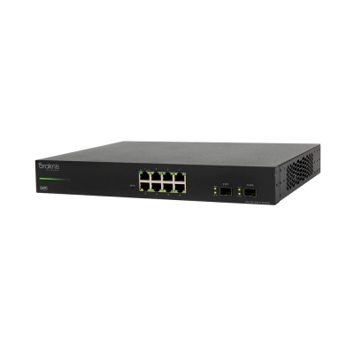 Araknis Networks Switch AN-210-SW-F-8-POE 210 Series Websmart Gigabit Switch with Partial PoE+  8 + 2 Front Ports Negro (pieza)

