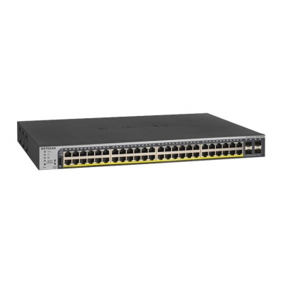 Netgear Switch NG-GS752TPP-100NAS-SW 48-Port Gigabit PoE+ Smart Switch w/ optional Remote/Cloud Management and 4 SFP Ports (760W)(pieza)