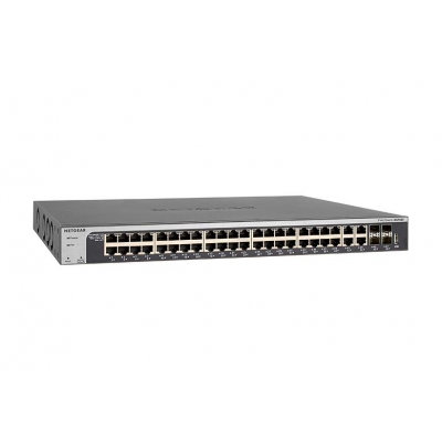 Netgear Switch NG-XS748T-100NES-SW 48-Port 10-Gigabit Ethernet Smart Switch with 4 Dedicated SFP+ Ports(pieza)