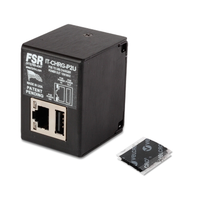 FSR POE to USB Charging Port Cube (pieza) Negro