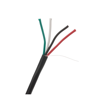 Wirepath  14-Gauge 4-Conductor Plenum Speaker Wire .(pieza)Negro
