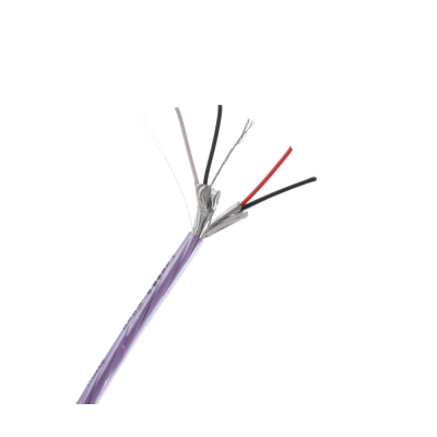 Wirepath Cable de Control NST-222-SH-E-1K-PUR 22-Gauge 2-Pair Shielded Audio Control Wire- 1000 ft. Nest in Box(pieza) morado