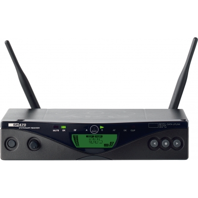 AKG Receptor de Micrófonos SR470 BD8 Professional wireless stationary receiver Negro (pieza)