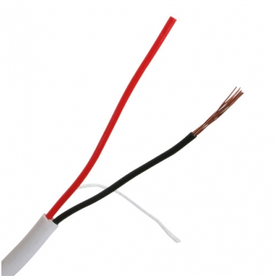 Wirepath Cable de Control SB-222-500-WHT 22-Gauge 2-Conductor 7-Strand Security Wire (pieza)