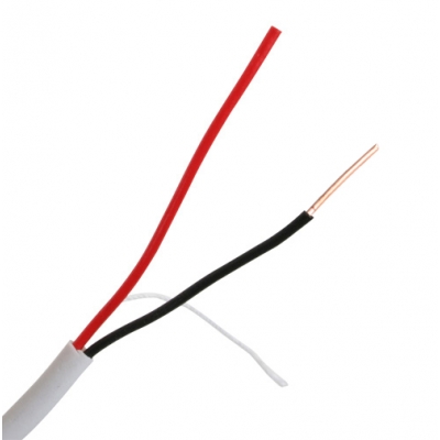 Wirepath Cable de Control SB-222-SLD-500-WHT 22-Gauge 2-Conductor Solid Security Wire 500ft (pieza)