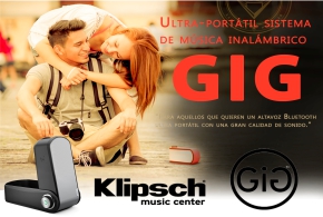 GIG Klipsch sistema de música inalámbrico GIG Klipsch sistema de música inalámbrico