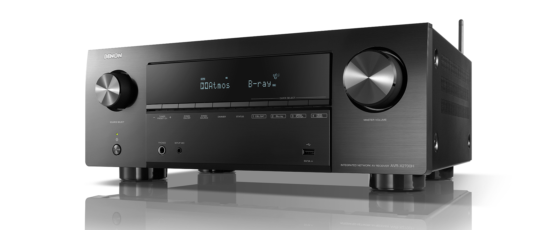 Amplificador Denon marca Denon modelo AVRX2700H