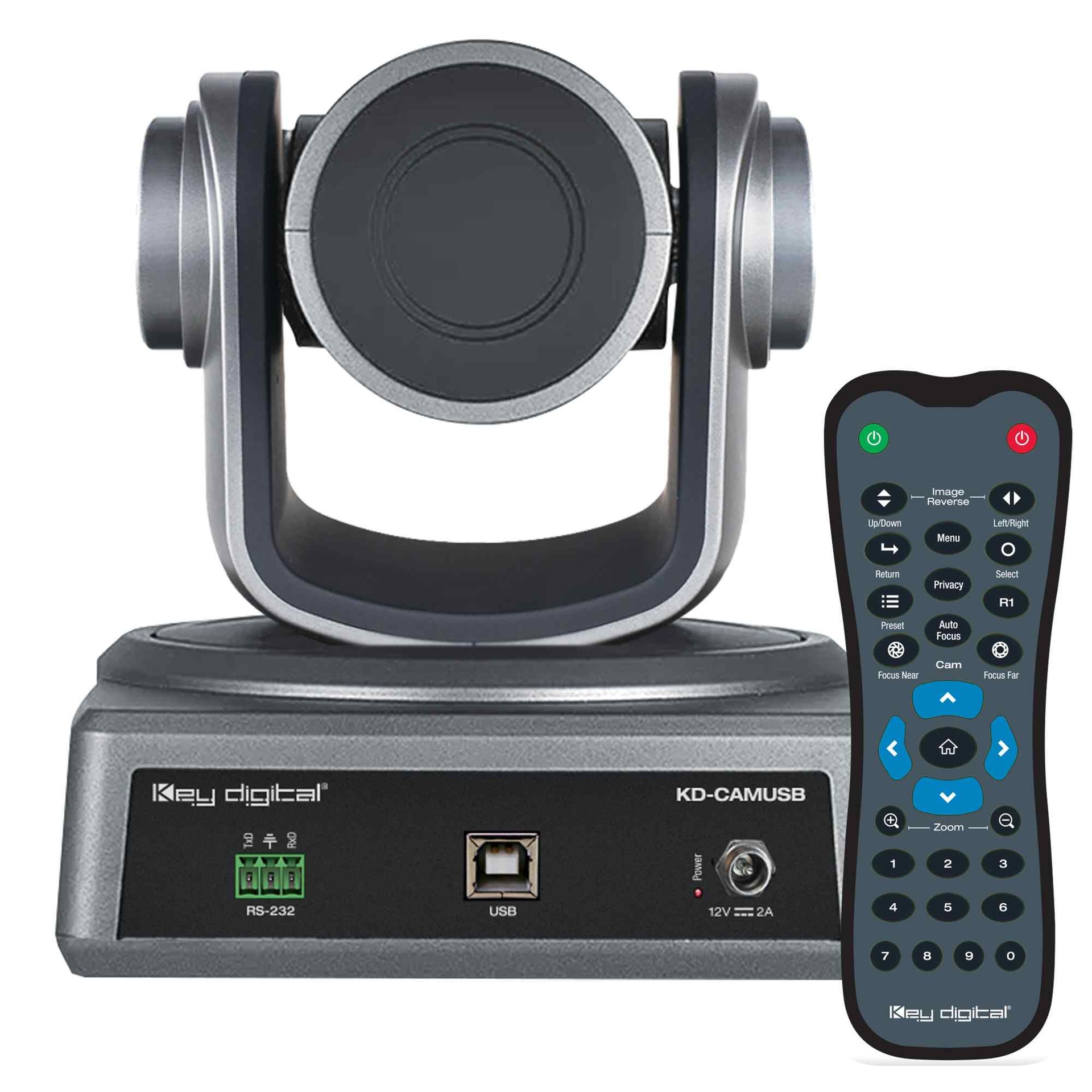 Key-Digital-hd-1080p-camera-front-view-