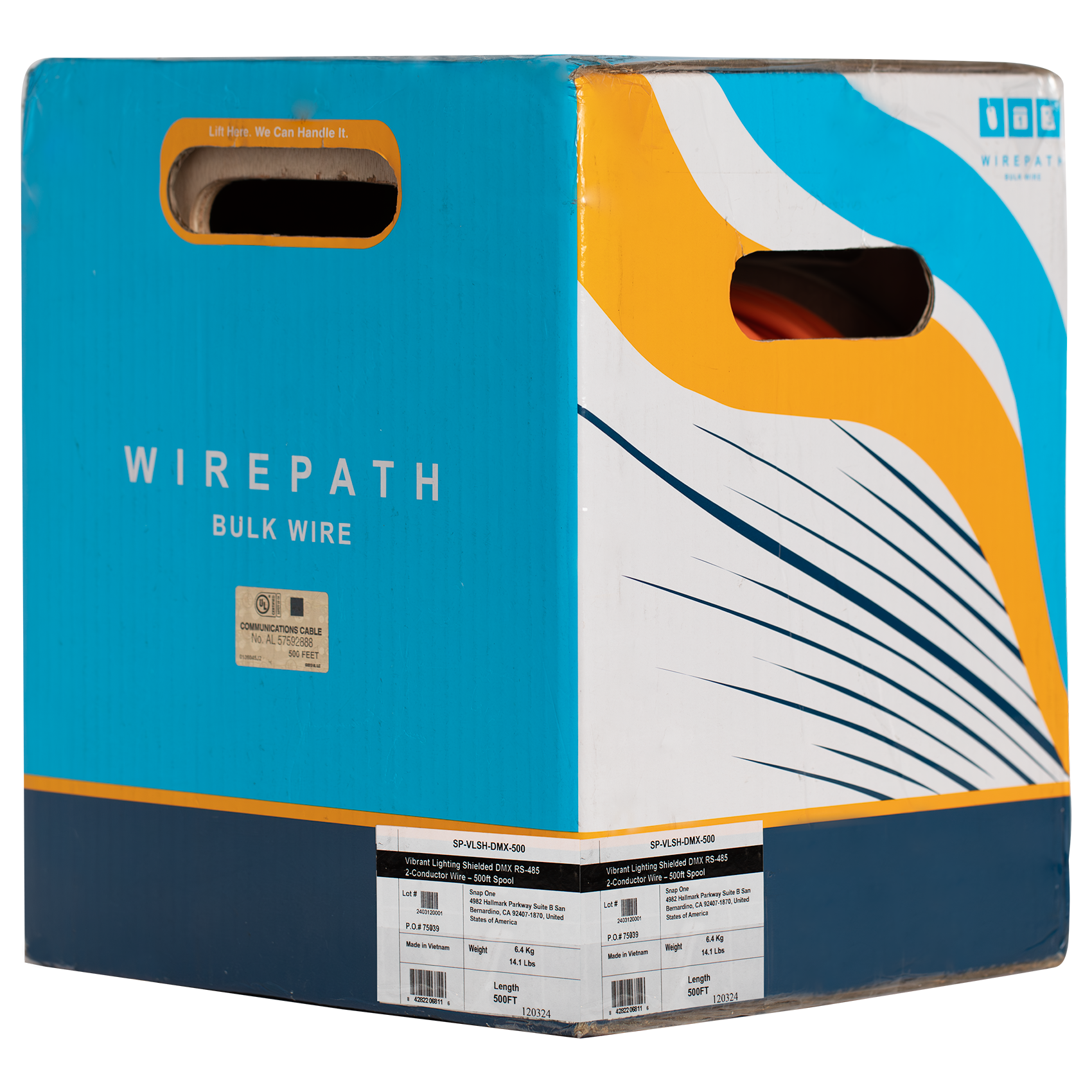 Wire Path Key Cable de control y seguridad Wirepath marca Wirepath modelo SP-VLSH-DMX-500