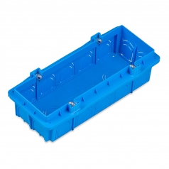 Caja de empotrar redonda de 6/7 módulos