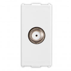Toma con conector coaxial hembra
