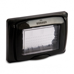 Placa protectora IP55 3 módulos