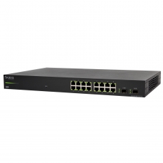 Switch de red administrable de 16 puertos PoE+