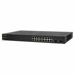 Switch de red administrable de 16 puertos PoE