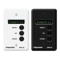 Placa para control de volumen y zonas ARC con 3 botones y 1 display de 8 caracteres