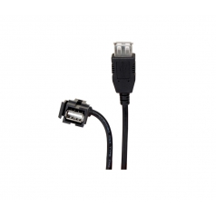 Cable USB 2.0 tipo A hembra a Keystone Pigtail hembra de 4 metros