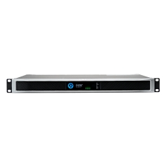 Amplificador de 4 canales x 350W a 4/8 Ohms - 70V/100V, incluye Dante y AES67, solo conexión por cable