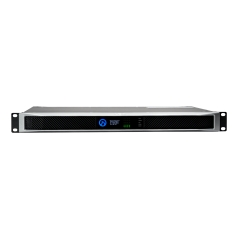 Amplificador de 4 canales x 350W a 4/8 Ohms - 70V/100V, incluye Dante y AES67, solo conexión por cable