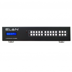 Elan 8x8 HDBaseT AV Matrix - 100m (4K @ 60 up to 70m), Bi directional IR, PoH (PoE), Simultaneous HDMI Outputs, 
Audio Breakout, ARC enabled (2 x HDBa