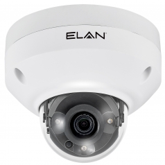 Elan Surveillance  IP  Fixed  Lens  4MP  Outdoor  Dome Camera with IR (pieza) Blanco