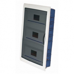 Caja eléctrica para empotrar en pared de 36 módulos