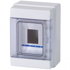 Caja eléctrica de pared de 4 módulos
