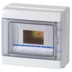 Caja eléctrica de pared de 8 módulos