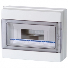 Caja eléctrica de pared de 12 módulos