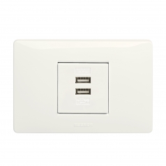 Fuente de alimentación 2 tomas USB 5V 4A