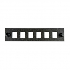Plate (black), 6 hole opening for 6ea SC Simplex