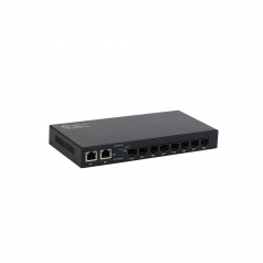 8 x SFP to 2 x RJ45 Gigabit No