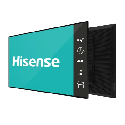 Hisense DM66D Series 55in, UHD, 500Nits, 24/7, Landscape & Portrait, Speakers, Android 11