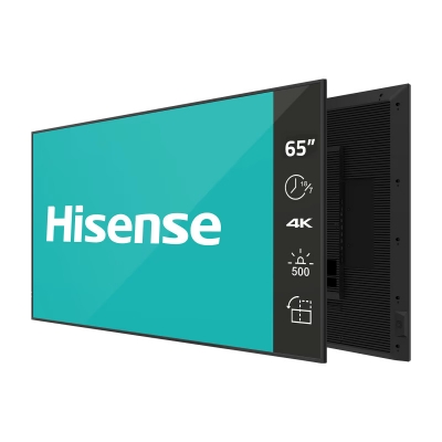 Hisense GM50D Series 65in UHD Commercial Display Landscape Portrait, Speakers, Android 11