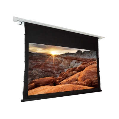 Dragonfly Pantalla Proyección DFRM-TAB-100-UW Recessed Motorized Tab Tension Ultra White Projection Screen 100