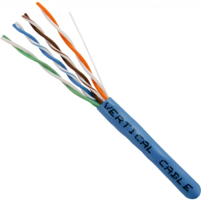 Vertical Cable UTP CAT 5e a 350 MHZ FORRO AZUL CMR (pieza)
