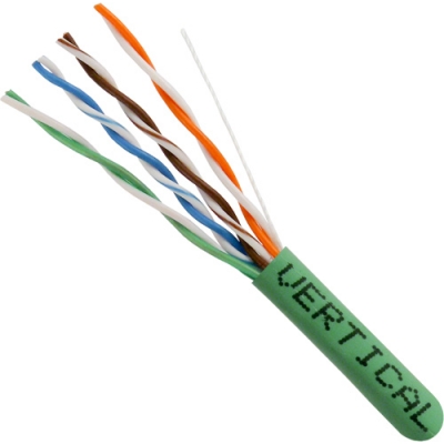 Vertical Cable - Cable Riser CAT5E UTP calibre 24 350MHz - Nido de 300 metros (pieza) Verde