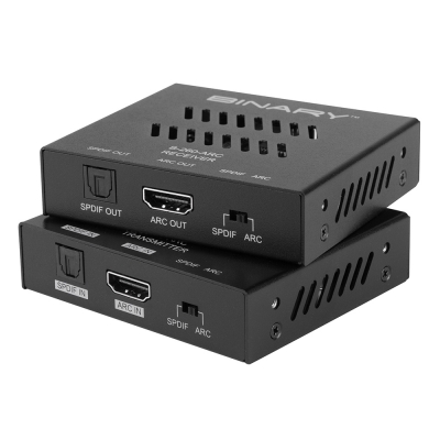 Binary Balun B-260-ARC Audio Return Extender for HDMI ARC and S/PDIF Negro (pieza)