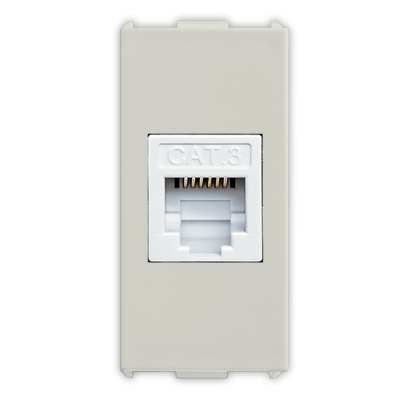 Master - PIXIA Toma con conector RJ12 cat3 UTP de 6/6 contactos (pieza) Arena