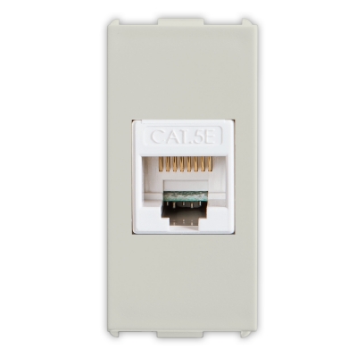 Master - PIXIA Toma con conector RJ12 cat5 UTP de 8/8 contactos (pieza) Arena