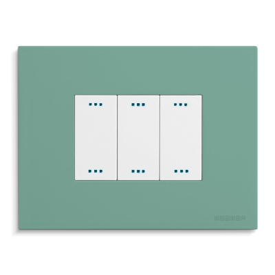 Master - PIXIA Placa de 3 módulos (pieza) Verde