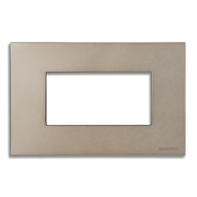 Master - PIXIA Placa de 4 módulos (pieza) Níquel