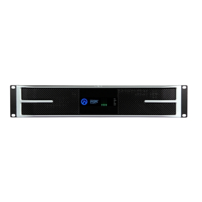 LEA - Amplificador Connect Series de 4 canales x 1500W a 4/8 Ohms - 70V/100V, incluye Dante y AES67, solo conexión LAN por cable (pieza) Negro