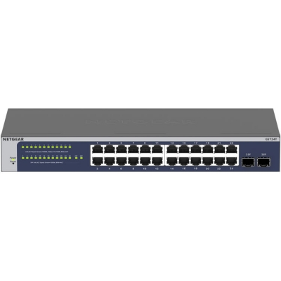 Netgear - Switch de red administrable de 24 puertos con 2 puertos SFP dedicados (pieza)