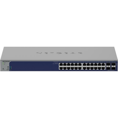 Netgear - Switch de red administrable de de 24 puertos con gestión remota/nube opcional y 4 puertos SFP (pieza)