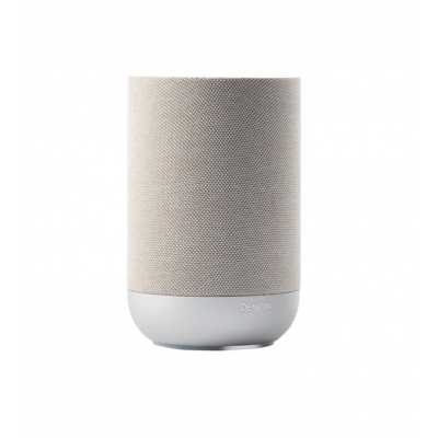 Denon – Altavoz inalámbrico multiroom HEOS con dos tweeters de 1in y woofer de 4in, amplificación digital dedicada, Wi-Fi, AirPlay 2 y Bluetooth (pieza) Plata