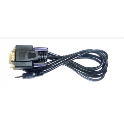 Key Digital Cable 6ft Stereo 3 Conductors to Male DB9 Adapter (1 Per Bag)